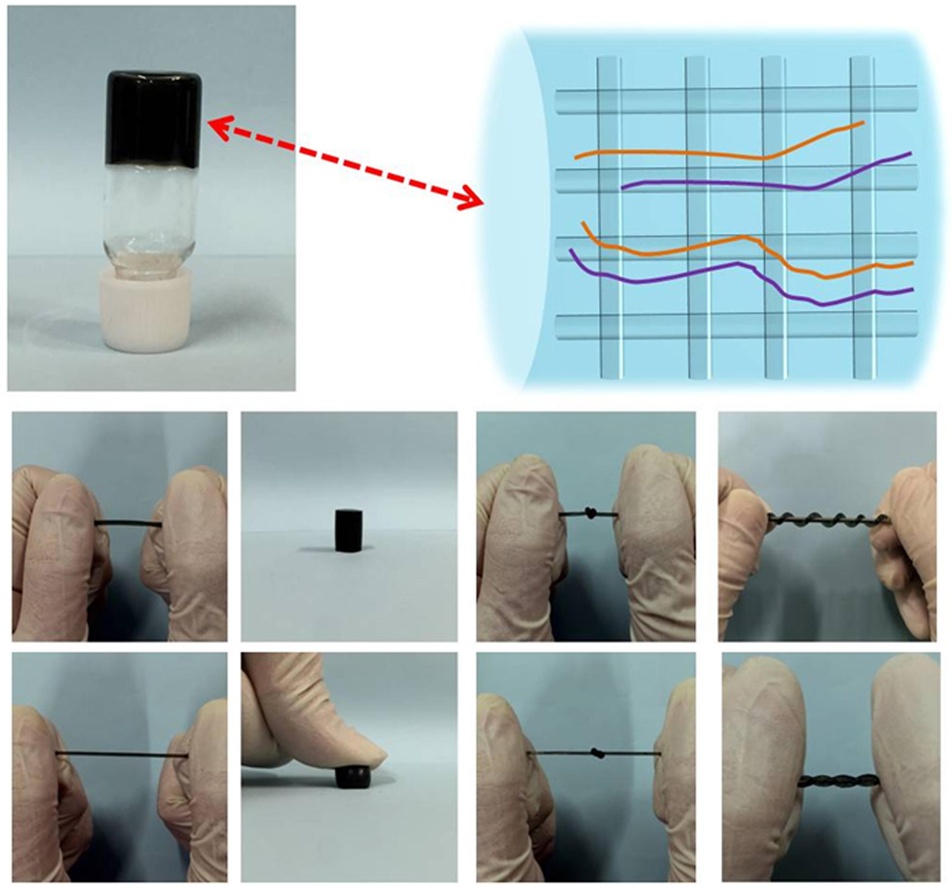 A Mechanically Strong Conductive Hydrogel Reinforced by Diaminotriazine Hydrogen Bonding