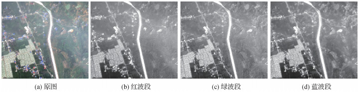 结合曲率滤波的HTM算法去除遥感影像云雾