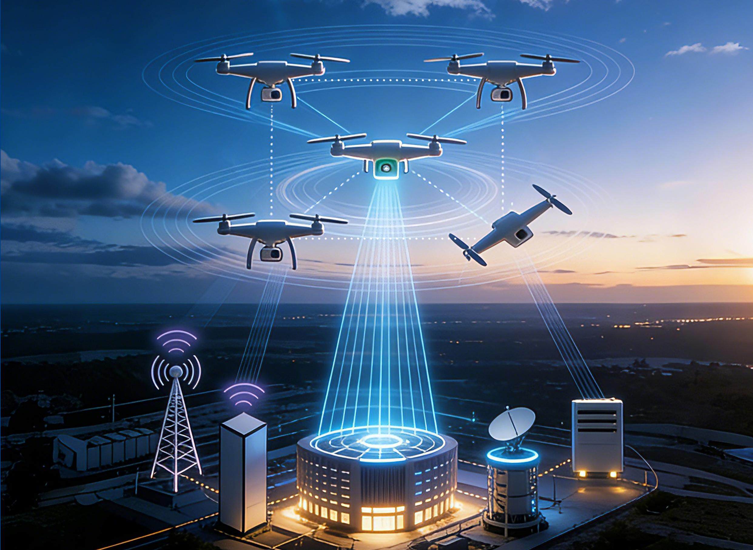 A review of UAV positioning in LAIN: toward a 5G-core “space-air-ground” integrated and cooperative architecture