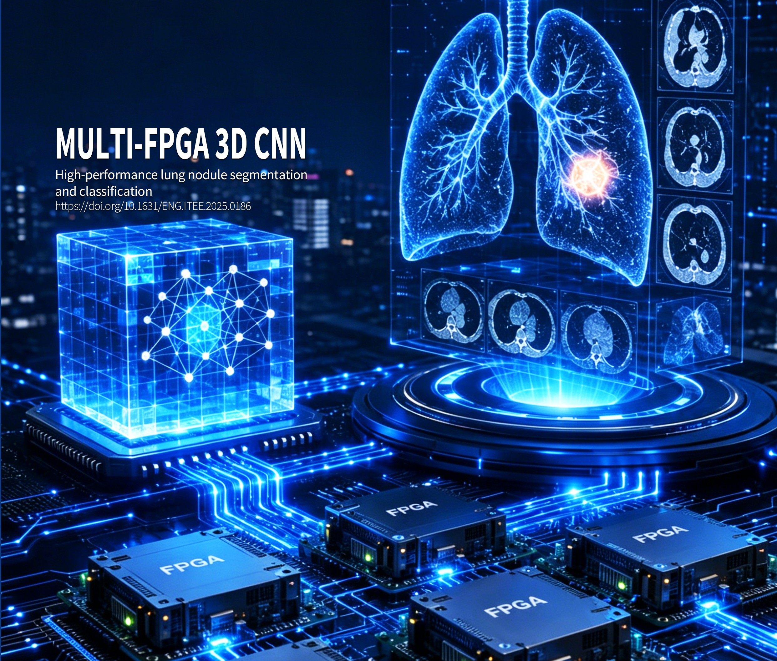 Efficient mapping and flexible interconnects: accelerating 3D CNN-based lung nodule segmentation and classification on multi-FPGA
