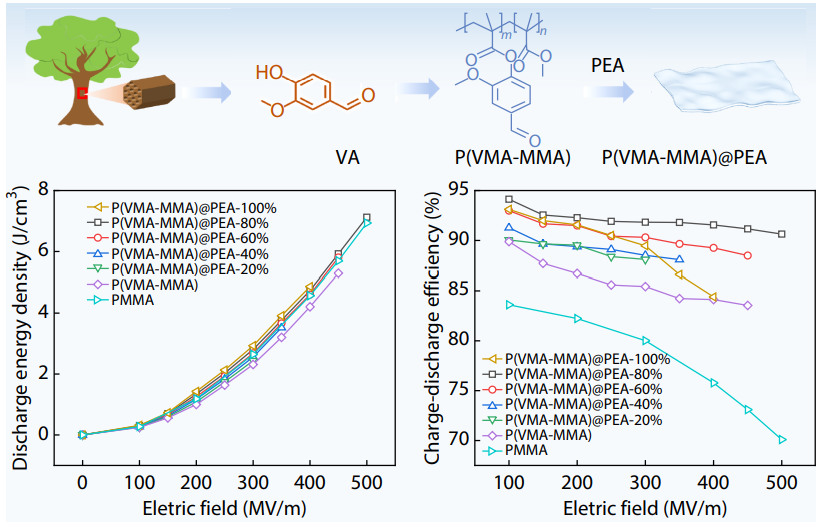 High-performance Vanillin-derived Dielectric Polymer Films for Sustainable Energy Storage