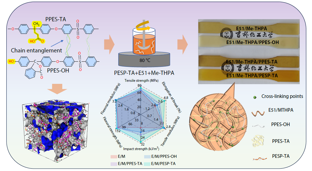 Enhancing the Toughness of Epoxy Resin through Interface Strengthening <italic style="font-style: italic">via</italic> Chain Entanglement and Covalent Bonding